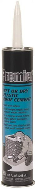 Premier 11oz Dry/Wet Plastic Roof Cement - Black