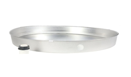 Camco Drain Pan With 1 in PVC Fitting, Aluminum