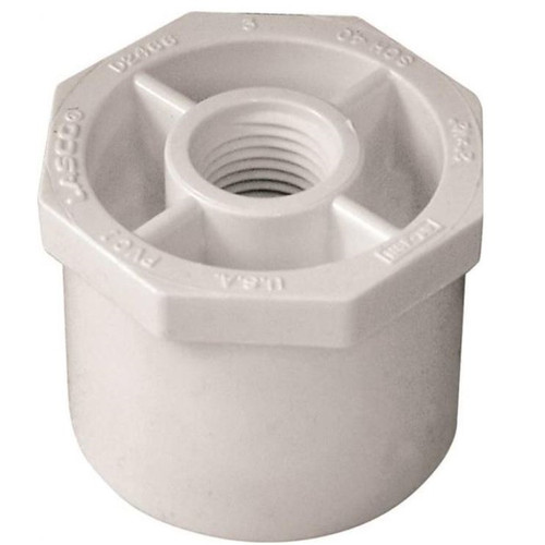 Genova 2" x 1/2" Spigot x FIP Solvent Weld Pipe Reducing Bushing