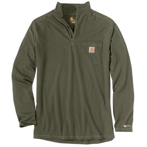 Carhartt Relaxed Fit Quarter Zip Pocket Pullover