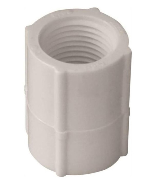 Orgill - Genova 300 Solvent Weld Pipe Coupling - 1 In, FIPT, SCH 40, PVC