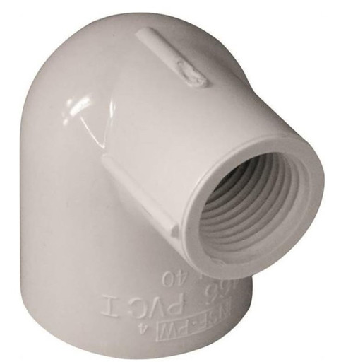 Orgill - Genova 34115 Pipe Reducing Elbow - 90 Deg, 1 X 1/2 In, Slip X FIP, SCH 40, PVC