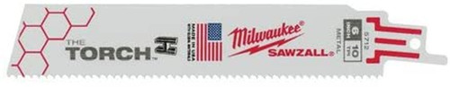 Milwaukee TORCH Sawzall Blade 10 TPI 6"- 5pk