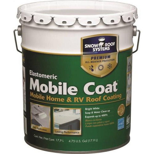 Henry Snow Roof Acrylic Based Elastomeric Roof Coating 5 Gallon