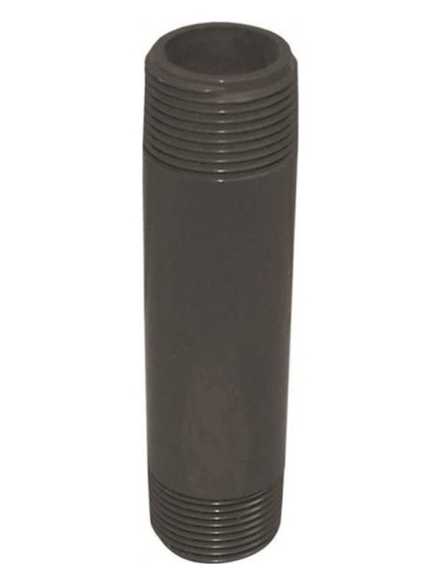 Orgill - Genova 300 Pipe Nipple - 3/4 In, MIP, 5 In L, SCH 80, PVC, Gray