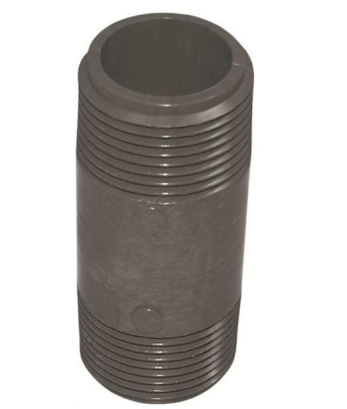 Orgill - Genova 300 Pipe Nipple - 3/4 In, MIP, 3 In L, SCH 80, PVC, Gray