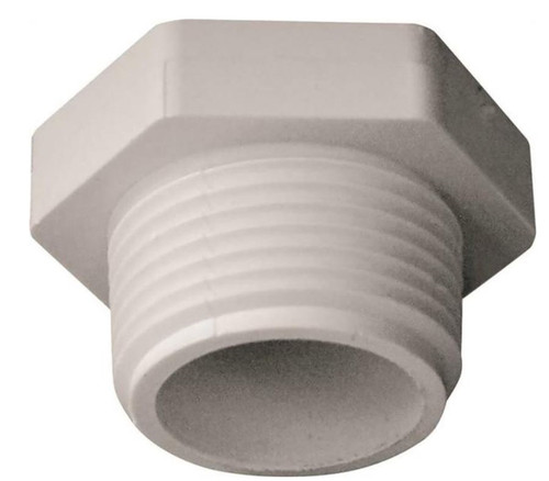 Orgill - Genova 300 Solvent Weld Pipe Plug - 1 In, MIP, SCH 40, PVC