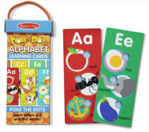 Melissa & Doug  Poke-A-Dot Alphabet Learning Cards