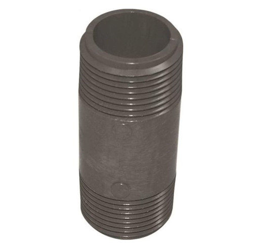 Orgill - Genova 300 Pipe Nipple - 1/2 In, MIP, 3 In L, SCH 80, PVC, Gray