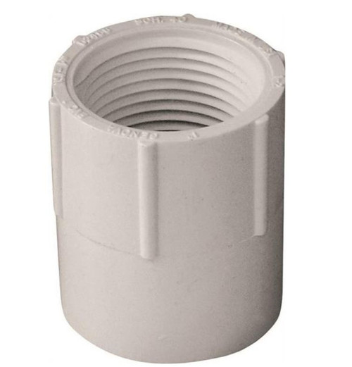 Orgill - Genova 300 Solvent Weld Pipe Adapter - 1 In, Slip X FIP, SCH 40, PVC
