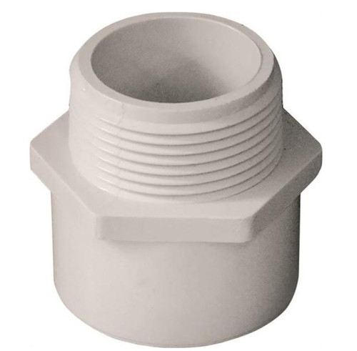 Orgill - Genova 300 Solvent Weld Pipe Adapter - 1-1/4 In, Slip X MIP, SCH 40, PVC