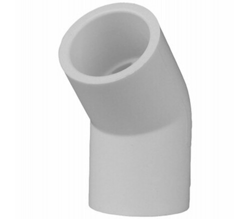 Charlotte Pipe 2in PVC 45 Degree Elbow