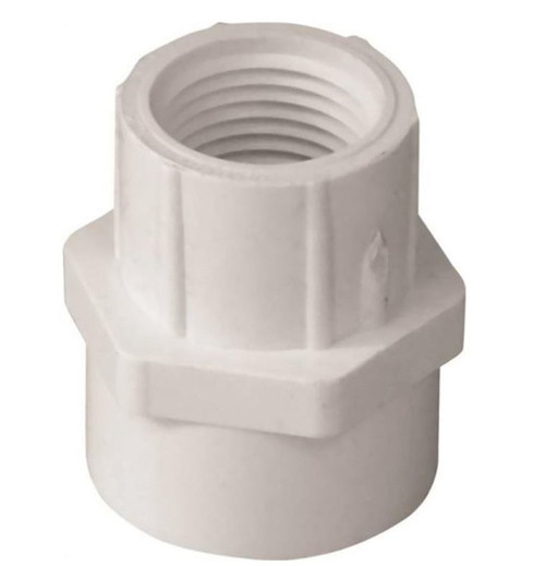 Orgill - Genova 300 Solvent Weld Pipe Reducing Adapter -1 X 3/4 In, Slip X FIP, SCH 40, PVC