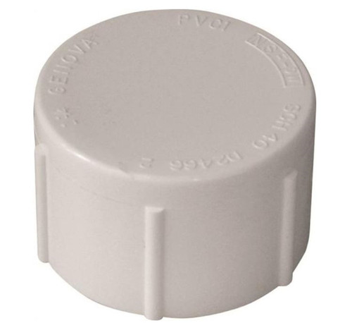 Orgill - Genova Dome Shaped Top Pipe Cap, 1/2 In, FIP, SCH 40, PVC