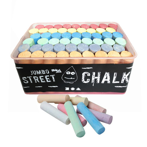 50 Piece Bucket of Sidewalk Chalk