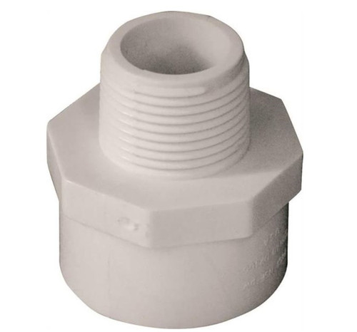 Orgill - Genova 300 Solvent Weld Pipe Reducing Adapter - 1 X 3/4 In, Slip X MIP, SCH 40, PVC