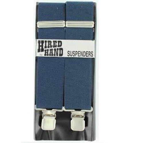 M&F - 48 inch Adjustable Elastic Suspenders - Navy