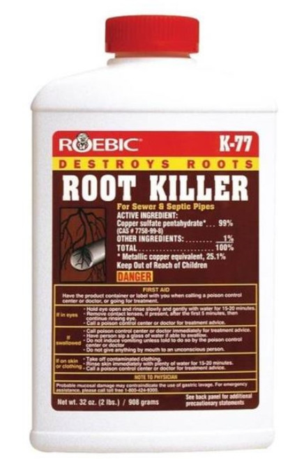 Roebic K-77 Non-Flammable Root Killer - 32 oz.