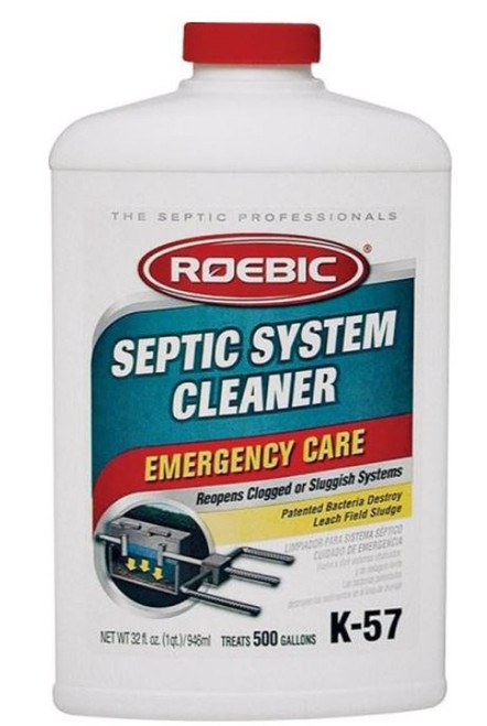 Roebic K-57 Biodegradable Economical Septic System Cleaner - 1 Quart