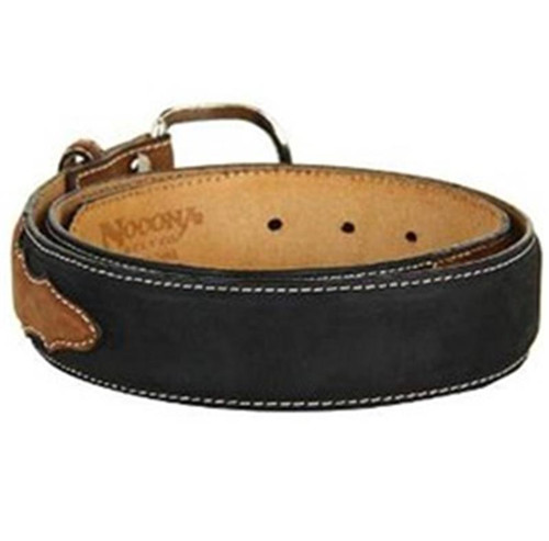 M&F - Men's Western Basic Leather Belt - Black Brown