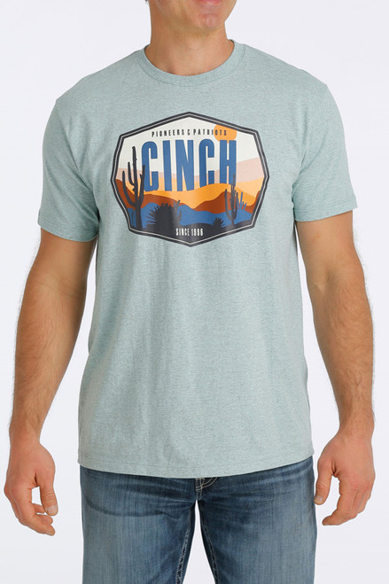 Cinch Mens Desert Pioneers & Patriots Short Sleeve T-Shirt