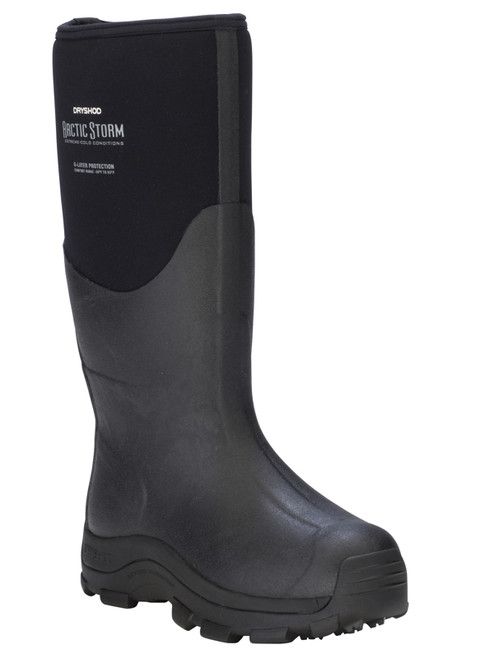 DryShod Mens Black Arctic Storm Winter Boot