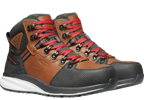 Keen Utility Mens Red Hook Waterproof Carbon-Fiber Toe Workboot