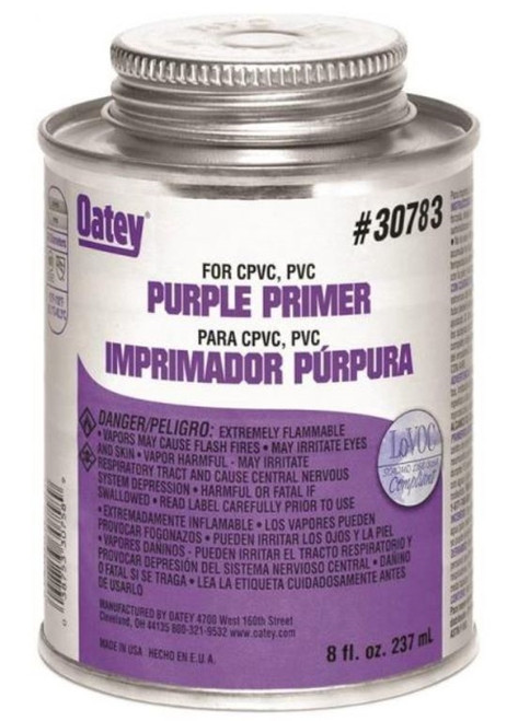 Oatey Purple Primer/Cleaner - 8 oz.