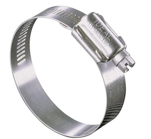 Orgill - Ideal Tridon Hy-Gear 68-0 Interlocked Mechanical Worm Gear Hose Clamp - 1 - 4 In, Stainless Steel