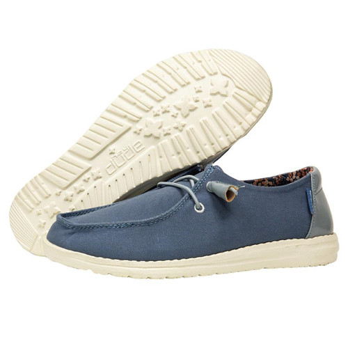 Hey Dude Womens Wendy Stretch Citadel Blue Shoes