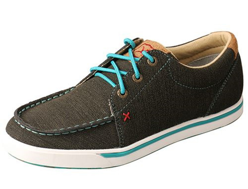 Twisted X Womens Charcoal & Turquoise Kicks