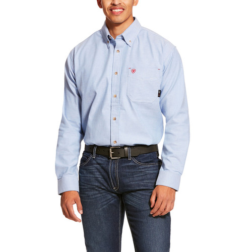 Ariat Mens FR Solid Twill DuraStretch Work Shirt