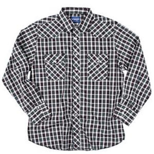 Wrangler - Men's Western Sports Plaid Button Shirt - Multi