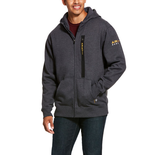 Ariat Mens Rebar Workman Full Zip Hoodie Ariat Mens Rebar Workman Full Zip Hoodie