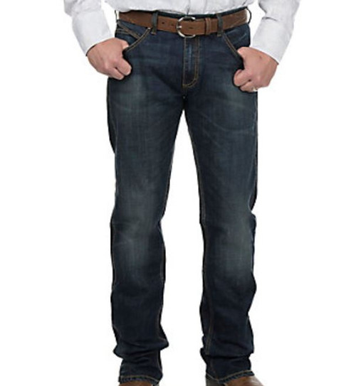 Wrangler Retro Mens Bozeman Slim Fit Straight Leg Jean