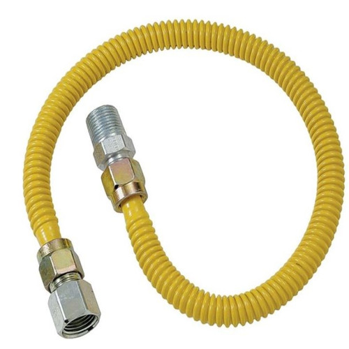 BrassCraft 1/2" FIPxMIP Straight Gas Connector, SS