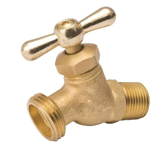 Orgill - B & K No-Kink Hose Bibb, 1/2 In MPT Inlet, 3/4 In Male Hose Thread Outlet, 125 Psi
