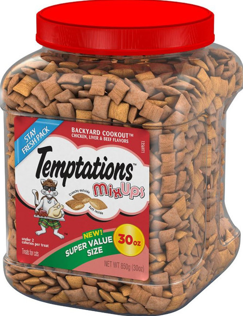 Whiskas Temptations  Mixups Backyard Cookout Cat Treats 30 OZ.