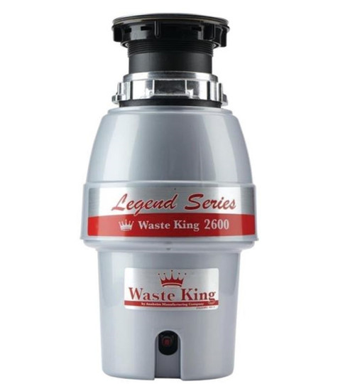 Waste King Legend 2600 Garbage Disposer, 2600 Rpm, 7/8 In