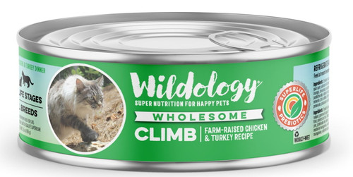 Wildology CLIMB Farm-Raised Chicken & Turkey Can Food
