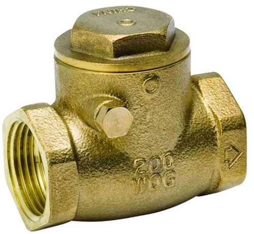 B&K Mueller 101-006NL Check Valve Brass 1-1/4ips
