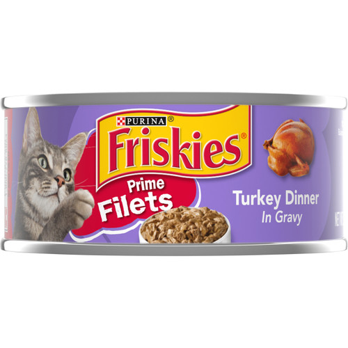 Friskies Prime Filets Turkey Dinner in Gravy 5.5 OZ