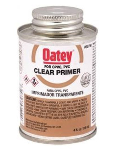 Oatey PVC/CPVC Clear Primer - 4 oz.