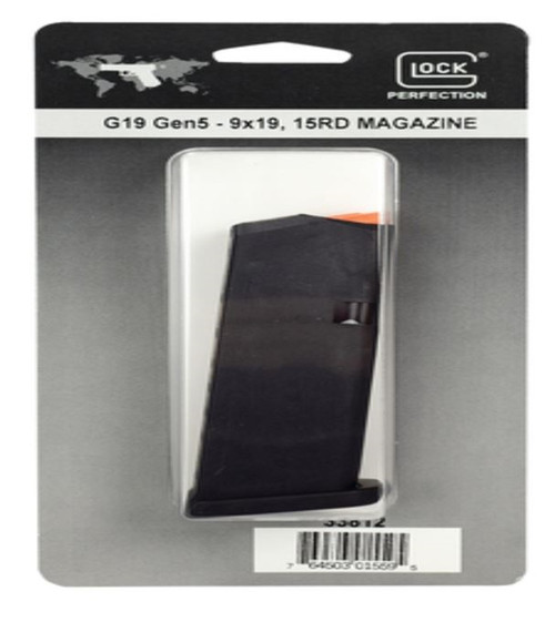 GLOCK Magazine for Glock 19 Gen5 9mm 15 Rounds