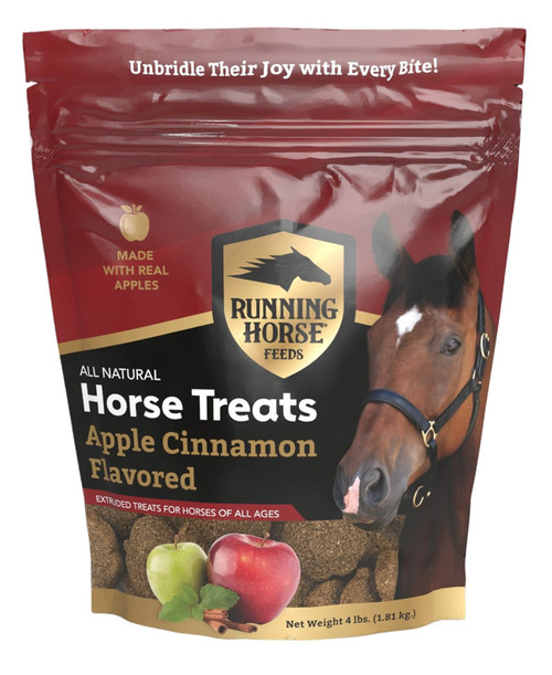 Running Horse Apple Cinnamon Horse Treats - 4LBS