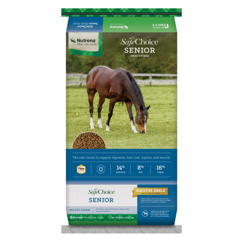 Nutrena SafeChoice Senior Horse Feed - 50lb Bag