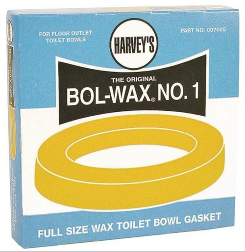 Orgill - Harvey's Bol-Wax No. 1 Heavy Duty, Standard Wax Ring Without Flange, 5-1/2 In OD