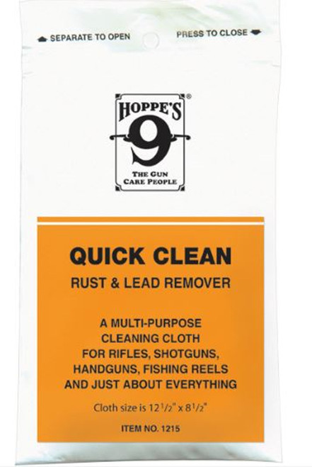 Hoppe's Quick Clean Rust & Lead Remover Cloth 