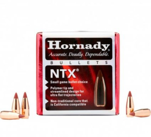 Hornady NTX Non-Leaded .17Cal 172" 15.5Gr Rifle Bullets