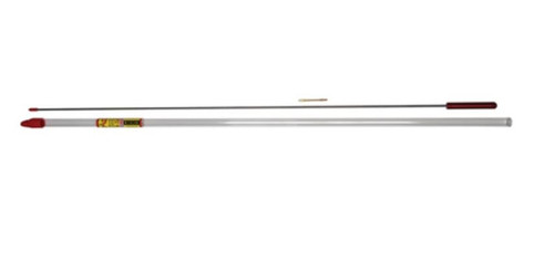 Pro-Shot Products One Piece Stainless Steel Rifle Cleaning Rod - .22-.26 Caliber 36 Inch